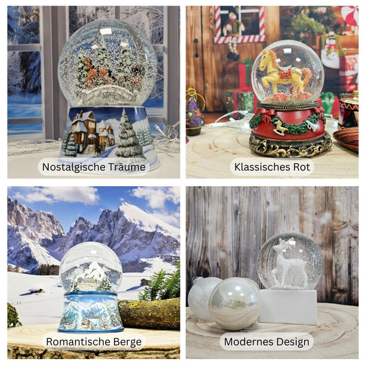 Design & Tradition: 50 neue Miniaturwelten für die schönste Zeit des Jahres - Schneekugelhaus