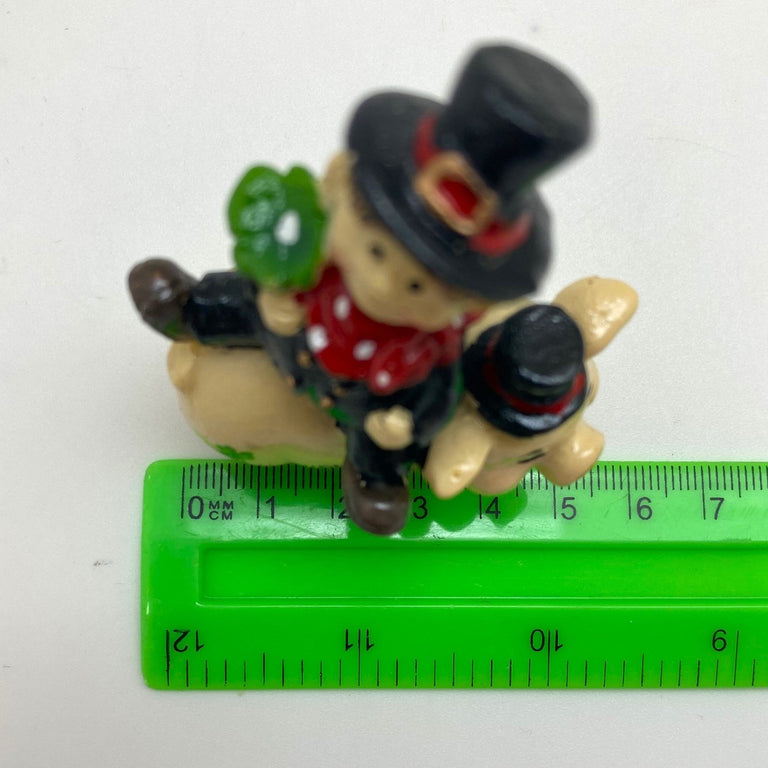 Innenmodell "Schornsteinfeger Kleeblatt" - 50 x 70 mm - Schneekugelhaus