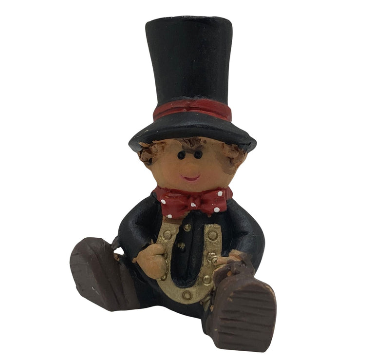 Innenmodell "Schornsteinfeger mit Hufeisen" - 30 x 47 mm - Schneekugelhaus