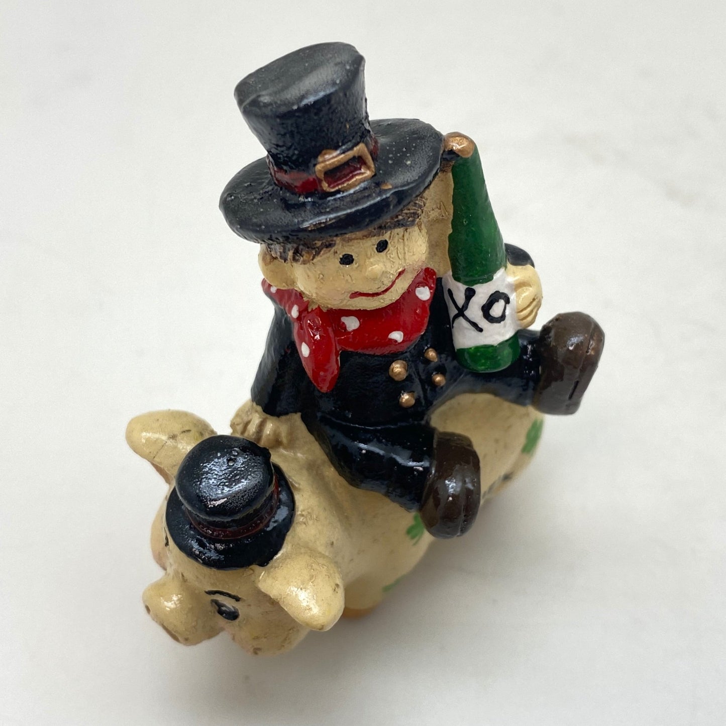 Innenmodell "Schornsteinfeger Sekt" - 50 x 70 mm - Schneekugelhaus