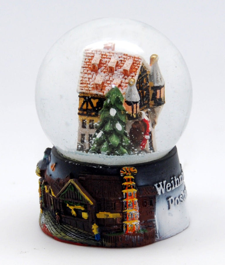 Bastelset komplett für Schneekugel Weihnachtspostamt - 65cm Durchmesser - Schneekugelhaus